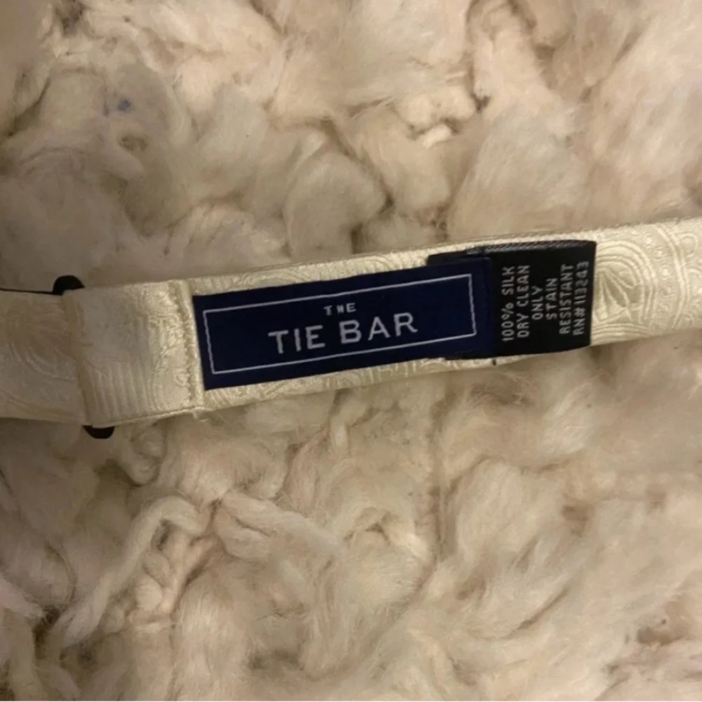 The Tie Bar Blue, Gray, and Cream Bow Ties - Picture 4 of 4